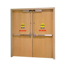 Fabricant de porte Hôtel Fire Classé en bois Flush Porte